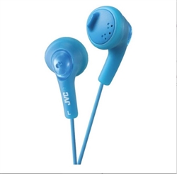 JVC HAF160A Gumy Earbuds soft rubber body (Blue)