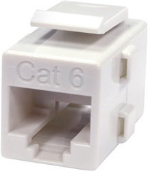 Steren Keystone Cat6 in Line Coupler - White (310-043Wh)