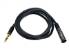 WholesaleCables.com 6ft Premier Series XLR Male to 1/4inch TRS Male 16AWG Cable