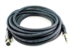 WholesaleCables.com 25ft Premier Series XLR Female to 1/4inch TRS Male 16AWG Cable