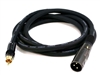 WholesaleCables.com 6ft Premier Series XLR Male to RCA Male 16AWG Cable