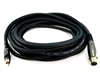 WholesaleCables.com 25ft Premier Series XLR Female to RCA Male 16AWG Cable