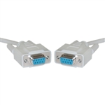 10D1-03403 3ft DB9 Female Serial Cable DB9 Female UL rated 9 Conductor 1:1