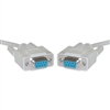 10D1-03406 6ft DB9 Female Serial Cable DB9 Female UL rated 9 Conductor 1:1