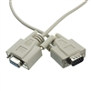 10D1-20210 10ft Null Modem Cable DB9 Male to DB9 Female UL rated 8 Conductor