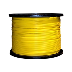 10F1-001NH 1000ft Bulk Zipcord Fiber Optic Cable Singlemode Duplex 9/125 Yellow Riser Rated Spool