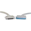 WholesaleCables.com 10P1-01103 3ft SCSI II cable HPDB50 (Half Pitch DB50) Male to Centronics 50 (CN50) Male 25 Twisted Pairs