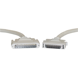 WholesaleCables.com 10P2-23106 6ft SCSI II cable HPDB68 (Half Pitch DB68) Male to HPDB50 (Half Pitch DB50) Male 25 Twisted Pairs Screw