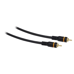 WholesaleCables.com 10R2-11112 12ft High Quality Digital Coaxial Audio Cable RCA Male Gold-plated Connectors