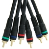 WholesaleCables.com 10R2-33125 25ft High Quality Component Video Cable, 3 RCA (RGB) Male