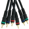 WholesaleCables.com 10R2-33135 35ft High Quality Component Video Cable, 3 RCA (RGB) Male