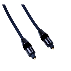 WholesaleCables.com 10TT-30125 25ft Premium Grade Digital Audio Toslink Fiber Optic Cable 5mm