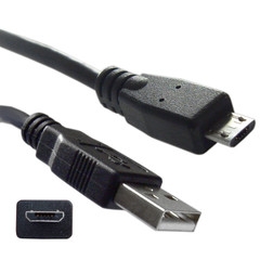 10U2-03115BK 15ft Micro USB 2.0 Cable Black Type A Male / Micro-B Male