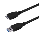 10U3-03115BK 15ft Micro USB 3.0 Cable Black Type A Male to Micro-B Male