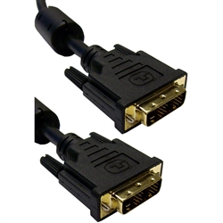 WholesaleCables.com 10V1-05305BK-F 5meter 16.5ft DVI-D / DVI-D Single Link Cable with Ferrite