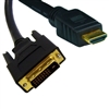 10V3-21506 6ft HDMI to DVI Cable HDMI Male to DVI Male CL2 rated