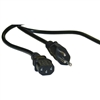 10W1-17206 6ft Swiss 3 Prong Computer/Monitor Power Cord Black SE 1011 to C13 VDE Approved