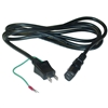 10W1-18206 6ft Japanese Computer/Monitor Power Cord JIS C 8303 with Ground Wire to C13