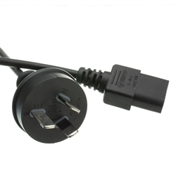 WholesaleCables.com 10W1-19208 8ft Australian Computer/Monitor Power Cord AS/NZS 3112 to C13 VDE Approved