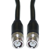 WholesaleCables.com 10X3-01106 6ft BNC RG59/U Coaxial Cable Black BNC Male