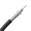 10X4-122TH 1000ft Quad Shielded Bulk RG6 Coaxial Cable Black 18 AWG Solid Core Pullbox