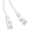 10X6-09106 6ft Molded Boot Cat5e White Ethernet Patch Cable