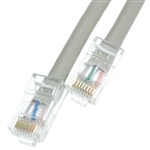 WholesaleCables.com 10X6-12100.5 6inch Cat5e Gray Ethernet Patch Cable Bootless