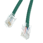 WholesaleCables.com 10X6-15100.5 6inch Cat5e Green Ethernet Patch Cable Bootless