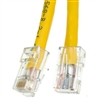 WholesaleCables.com 10X6-18107 7ft Cat5e Yellow Ethernet Patch Cable Bootless