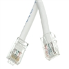 WholesaleCables.com 10X6-19125 25ft Cat5e White Ethernet Patch Cable Bootless