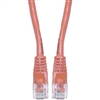 WholesaleCables.com 10X6-33301 1ft Cat5e Orange Ethernet Crossover Cable Snagless/Molded Boot