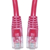 WholesaleCables.com 10X6-33701 1ft Cat5e Red Ethernet Crossover Cable Snagless/Molded Boot