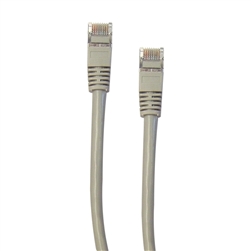 10X6-52110 10ft Shielded Cat5e Gray Ethernet Cable Snagless/Molded Boot STP