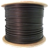 WholesaleCables.com 10X6-622NH 1000ft Direct Burial/Outdoor rated Cat5e Black Ethernet Cable Solid CMXT Waterproof Tape 24 AWG Spool 10X6-622NH