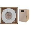 WholesaleCables.com 10X8-091SH 1000ft Bulk Cat6 White Ethernet Cable Stranded UTP (Unshielded Twisted Pair) Pullbox