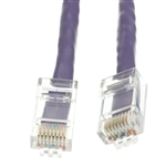 10X8-14101  1ft Cat6 Purple Ethernet Patch Cable Bootless