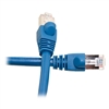 10X8-56150 50ft Shielded Cat6 STP 24AWG Blue Ethernet Patch Cable