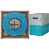 10X8-561SH 1000ft Bulk Shielded Cat6 Blue Ethernet Cable STP (Shielded Twisted Pair) Stranded Pullbox
