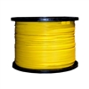 WholesaleCables.com 11F2-002NH 1000ft 2 Fiber Indoor Distribution Fiber Optic Cable Singlemode 9/125 Plenum Rated Yellow Spool