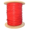 WholesaleCables.com 11F8-5271NH 1000ft Shielded Plenum Fire Alarm / Security Cable Red 12/2 (12 AWG 2 Conductor) Solid FPLP Pullbox