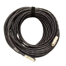 WholesaleCables.com 11H1-201HD 100ft Plenum VGA Cable Black HD15 Male Coaxial Construction Shielded