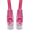 WholesaleCables.com 13X6-07107 7ft Cat6a Red Ethernet Patch Cable Snagless/Molded Boot 500 MHz
