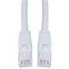 WholesaleCables.com 13X6-09101 1ft Cat6a White Ethernet Patch Cable Snagless/Molded Boot 500 MHz