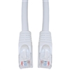 WholesaleCables.com 13X6-09120 20ft Cat6a White Ethernet Patch Cable Snagless/Molded Boot 500 MHz