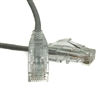 13X6-62100.5   1.5ft Slim Cat6a Gray Copper Ethernet Cable