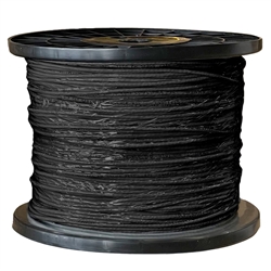 13X6-622MH  - 1000ft Cat6a Slim, 28AWG Stranded Copper Black Spool