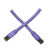 13X8-54135 - 35ft Cat8 Purple Copper Ethernet Cable 40Gbps - 2000MHz