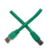 13X8-55100.5 - 6 inch Cat8 Green Copper Ethernet Cable 40Gbps - 2000MHz