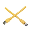 13X8-58100.5 - 6 inch Cat8 Yellow Copper Ethernet Cable 40Gbps - 2000MHz