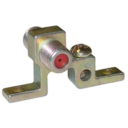 WholesaleCables.com 200-274 F-pin Coaxial Grounding Block1 GHz Single F-pin Female